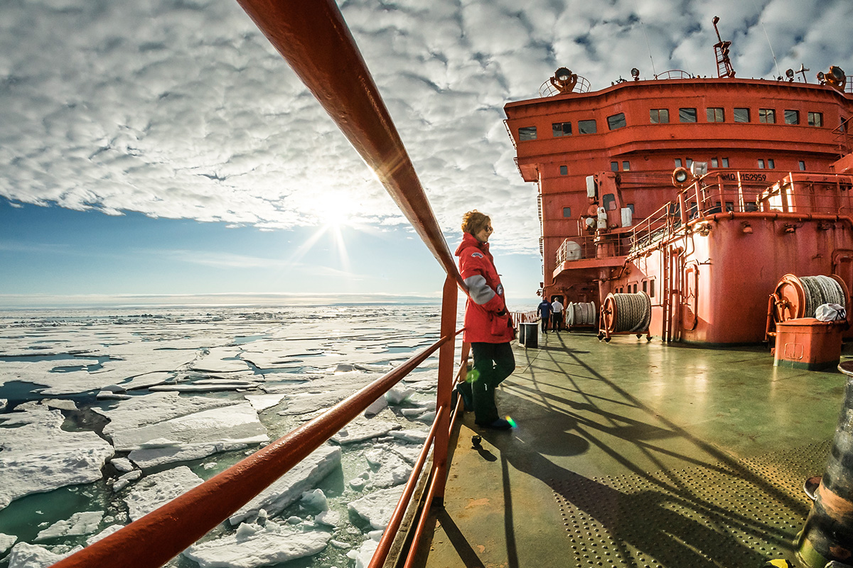 Aussicht auf dem Vorderdeck |Dietmar Denger, Poseidon Expeditions